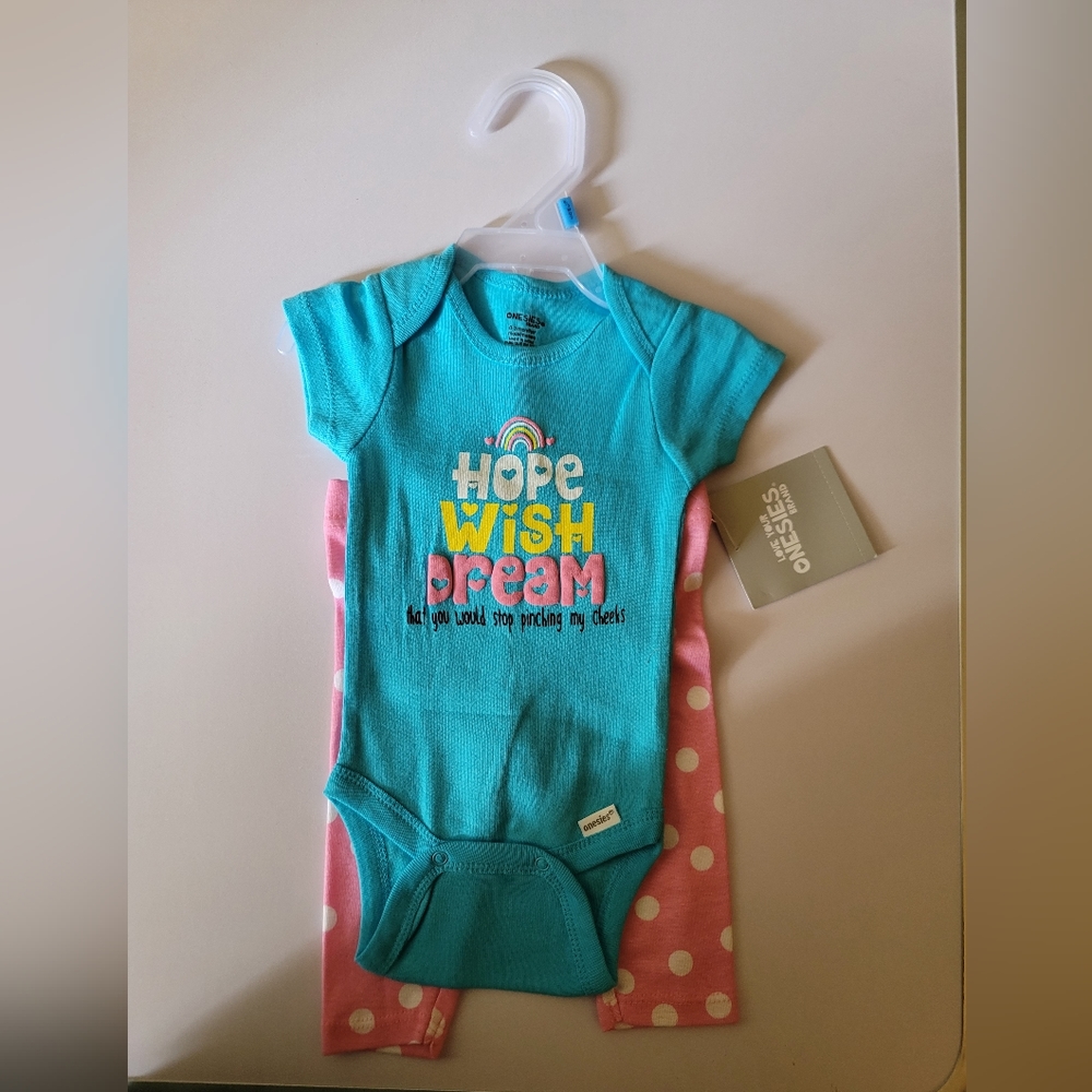 Onesies-2 sets for price of one 0-3 mos